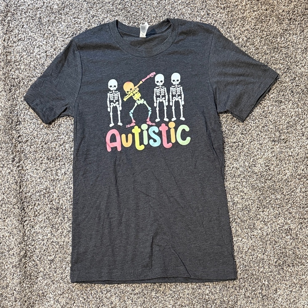 Autistic Skeleton Shirt - Picture 1 of 4